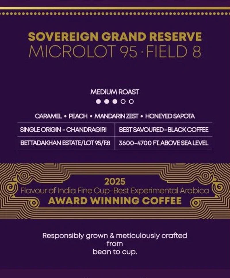 Sovereign Grand Reserve - Award Winning Coffee — Medium roast Arabica coffee