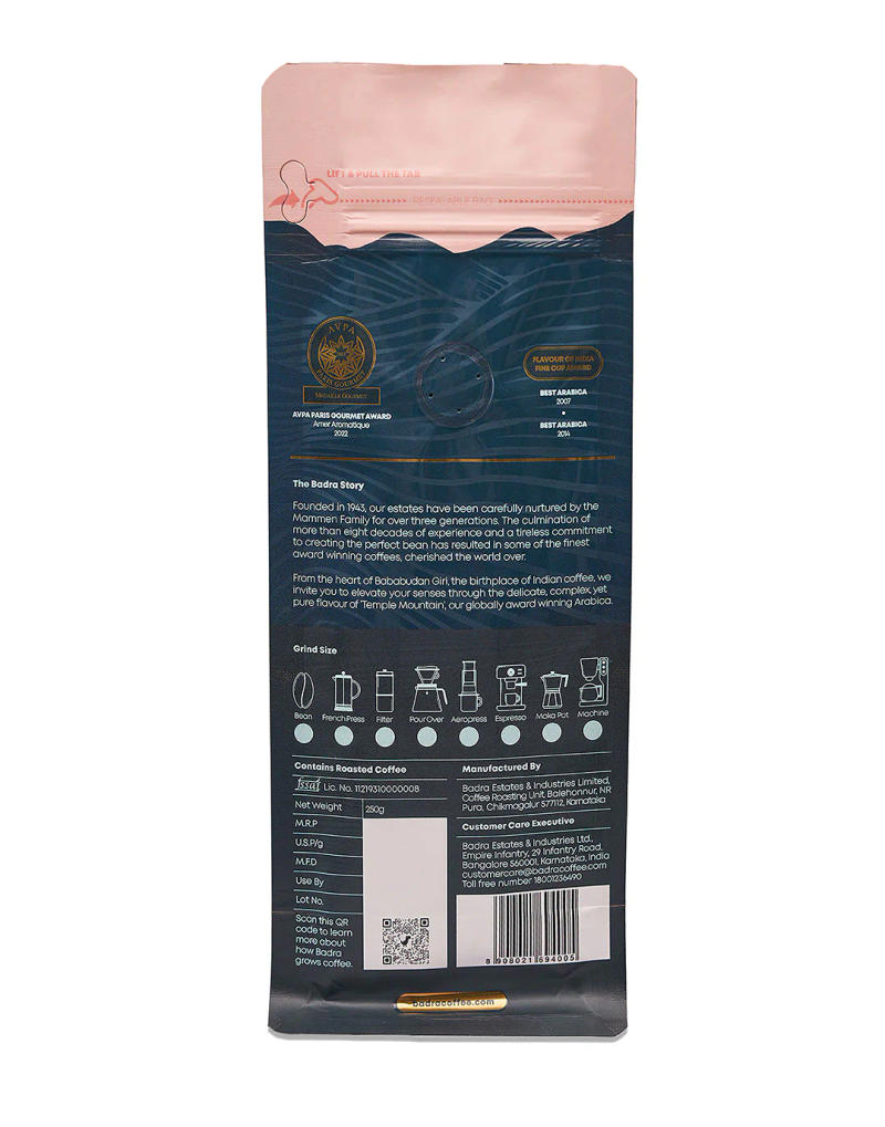 Temple Mountain — Medium roast Arabica coffee from Bababudangiri Hills