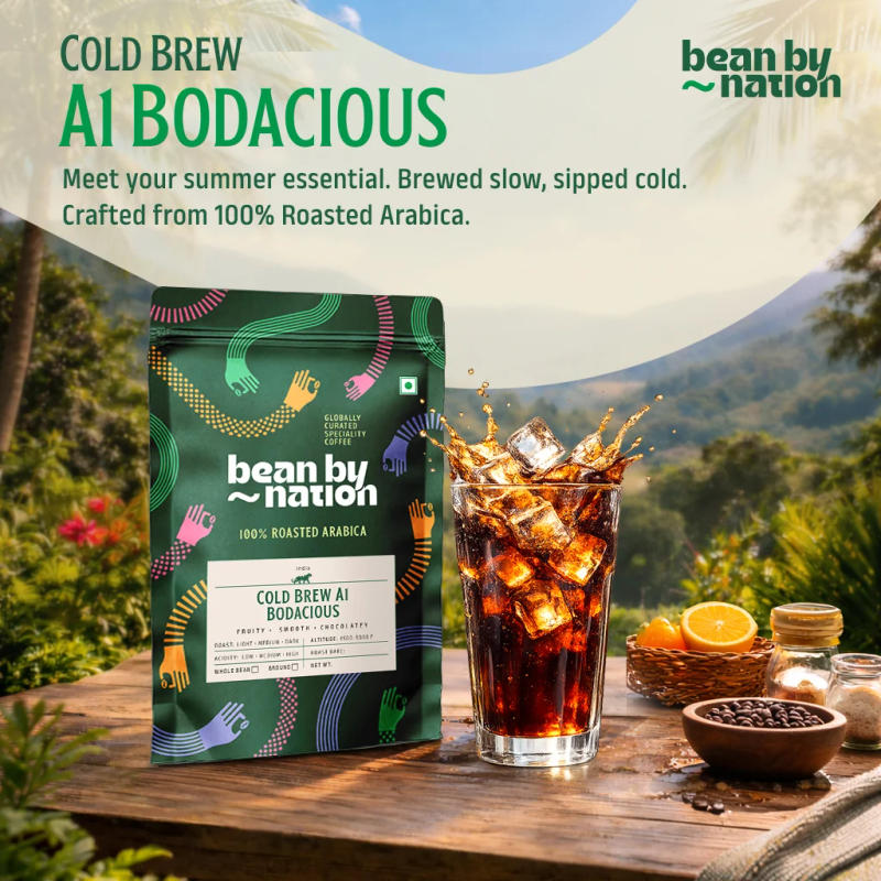 Cold Brew A1 Bodacious — Medium roast Blend coffee from Chikamagaluru