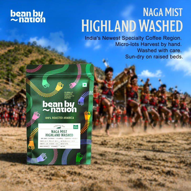 Naga Mist - Highland Washed I Nagaland Single Origin — Washed Process roast Arabica coffee from Nagaland