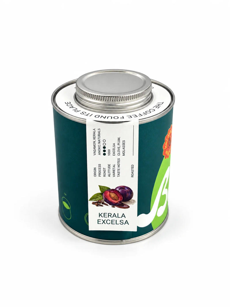 Terravagamon Excelsa Anoxic Naturals (Kerala Excelsa) — Medium Roast roast Excelsa coffee from Kerala