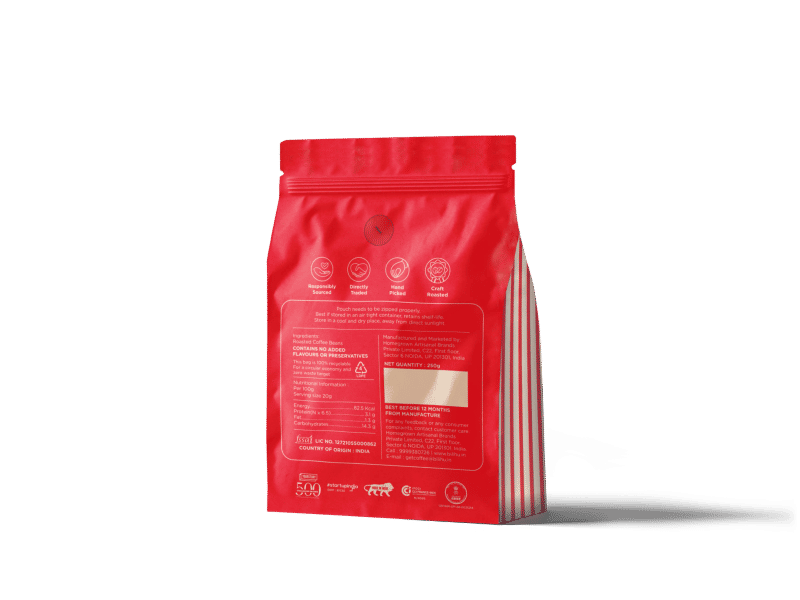 Whiskey Barrel Aged Coffee — Medium Roast roast Arabica coffee from Karnataka