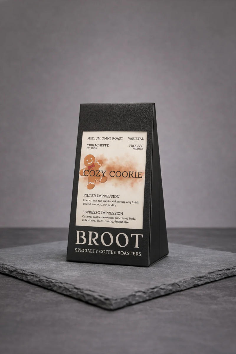 Cozy Cookie — Medium roast Arabica coffee from Yirgacheffe