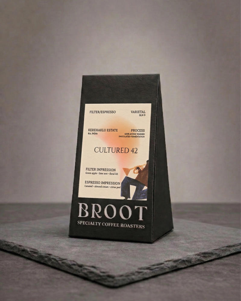 Cultured 42 — Light, filter focused roast Arabica coffee from India