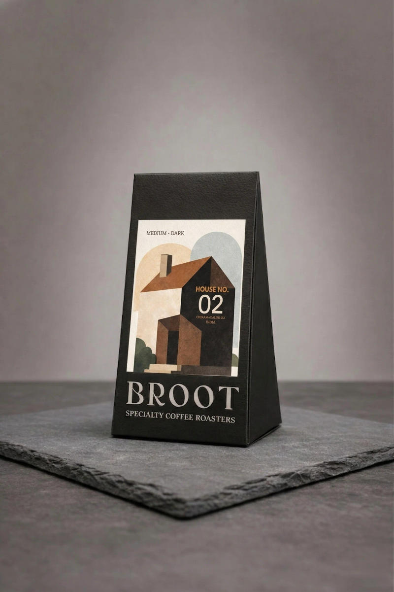 House No. 02 — Medium to Medium Dark Roast roast Blend coffee from Chikmagalur