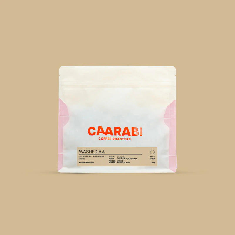 Baarbara Washed AA — Medium Dark roast Arabica coffee from Chikmagalur, Karnataka