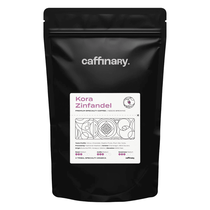 Kora Zinfandel - Roasted on 19/05 — Medium roast Arabica coffee from Koraput