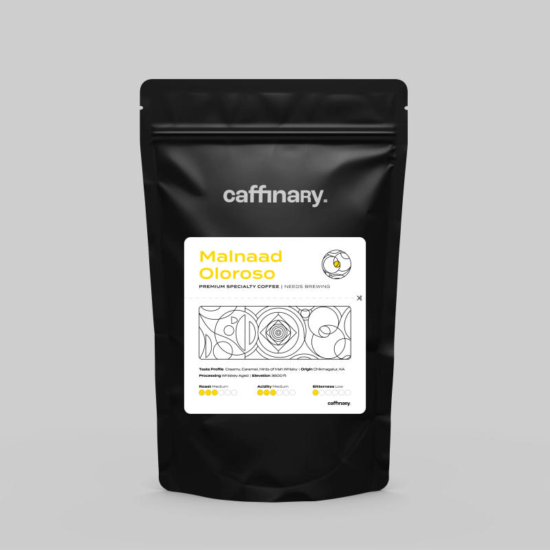 Malnaad Oloroso - Roasted on 09/10 — medium roasts roast Arabica coffee from Chikmagalur, Karnataka