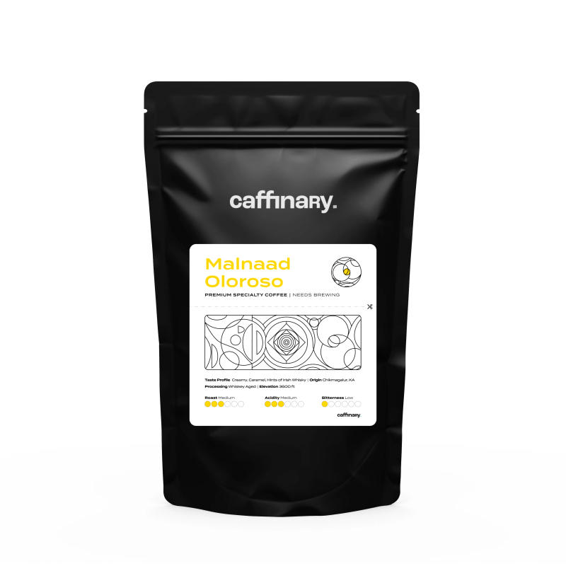 Malnaad Oloroso - Roasted on 09/10 — medium roasts roast Arabica coffee from Chikmagalur, Karnataka