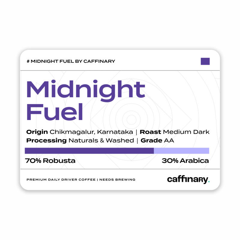 Midnight Fuel - the All-Nighter — medium_dark roast Blend coffee from Koraput