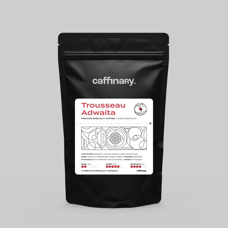 Trousseau Adwaita - Roasted on 22/04 — Light to Medium roast Arabica coffee from Koraput, Odisha