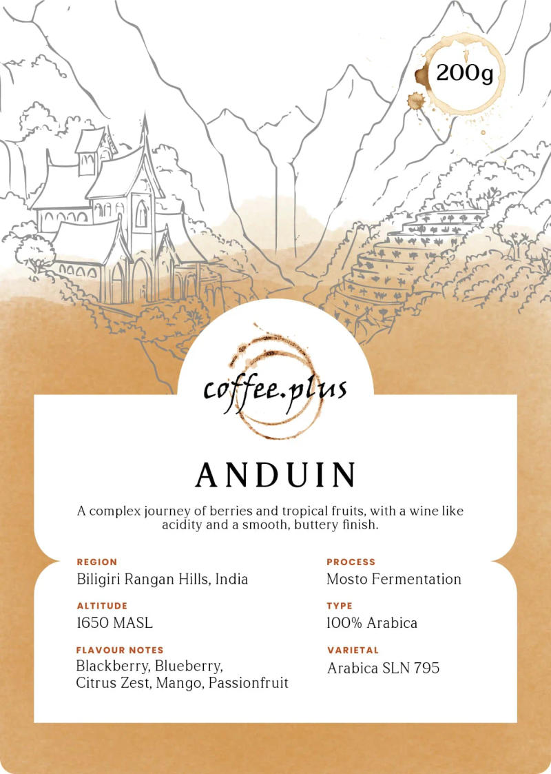 Anduin — Medium-Light roast Arabica coffee from India