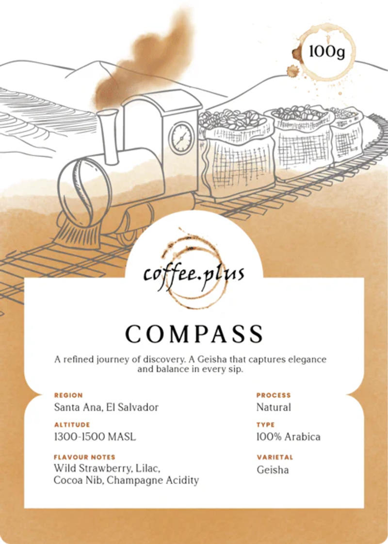 Compass - El Salvador — Light Roast roast Arabica coffee from El Salvador