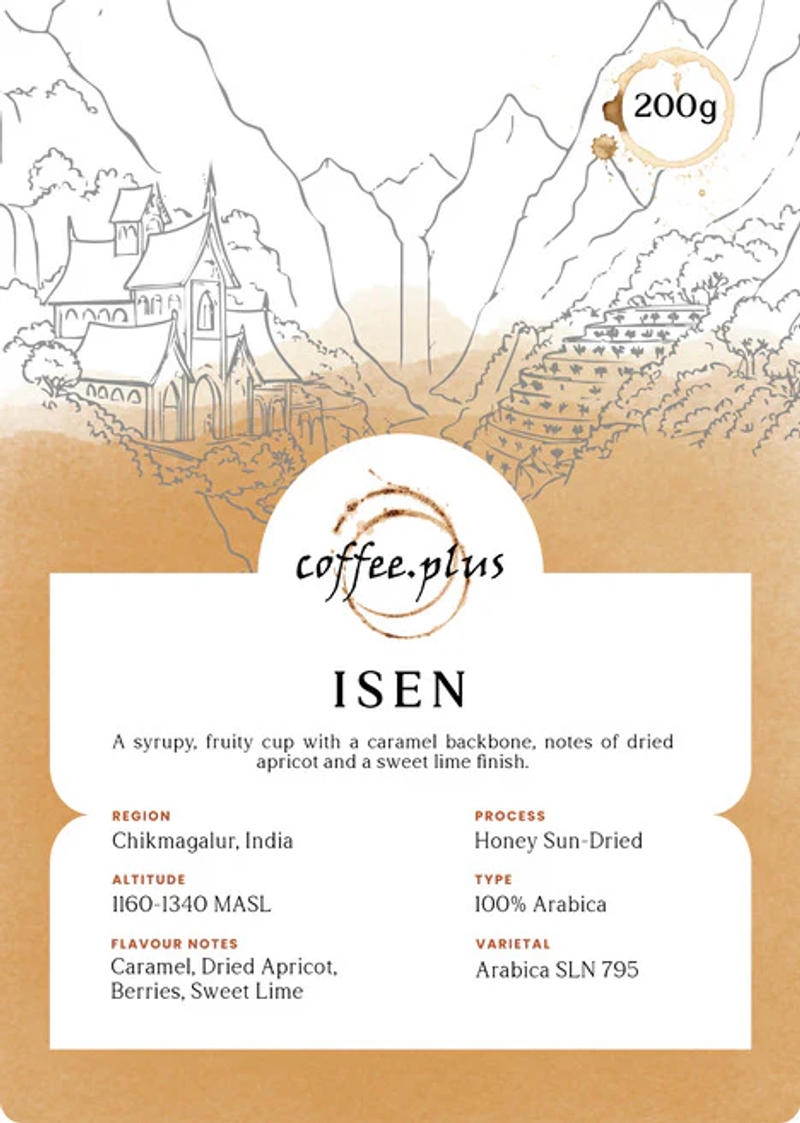 Isen — Medium-Light roast Arabica coffee from India