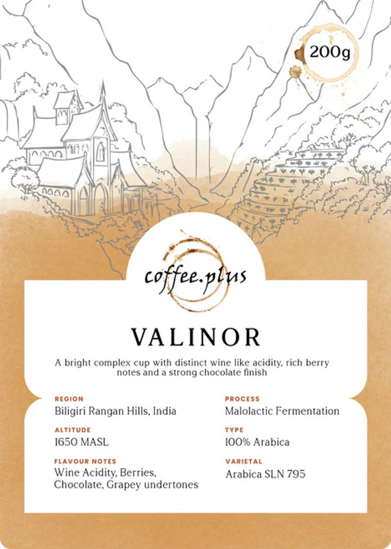 Valinor — Medium-Light roast Arabica coffee from India