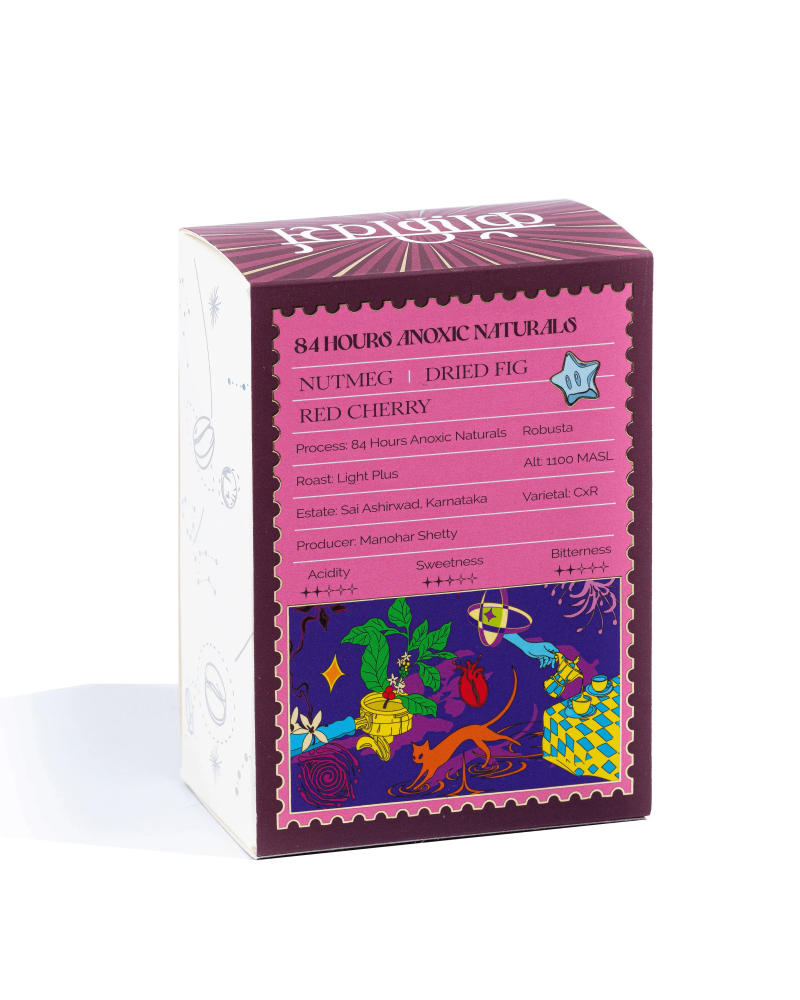 84 Hours Anoxic Naturals — light_medium roast Robusta coffee from Chikmagalur