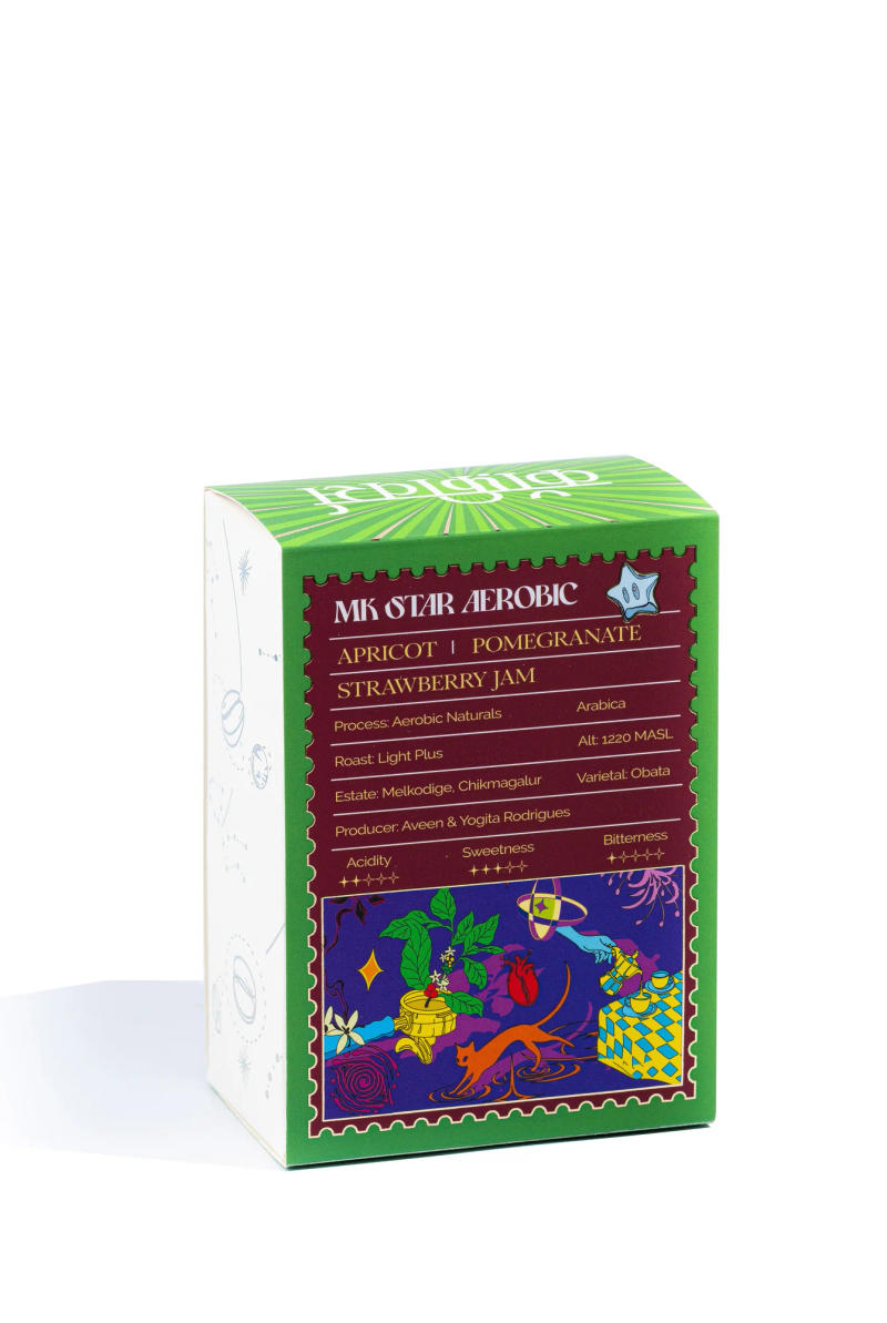 Melkodige Mk Star Aerobic — light_medium roast Arabica coffee from Chikmagalur
