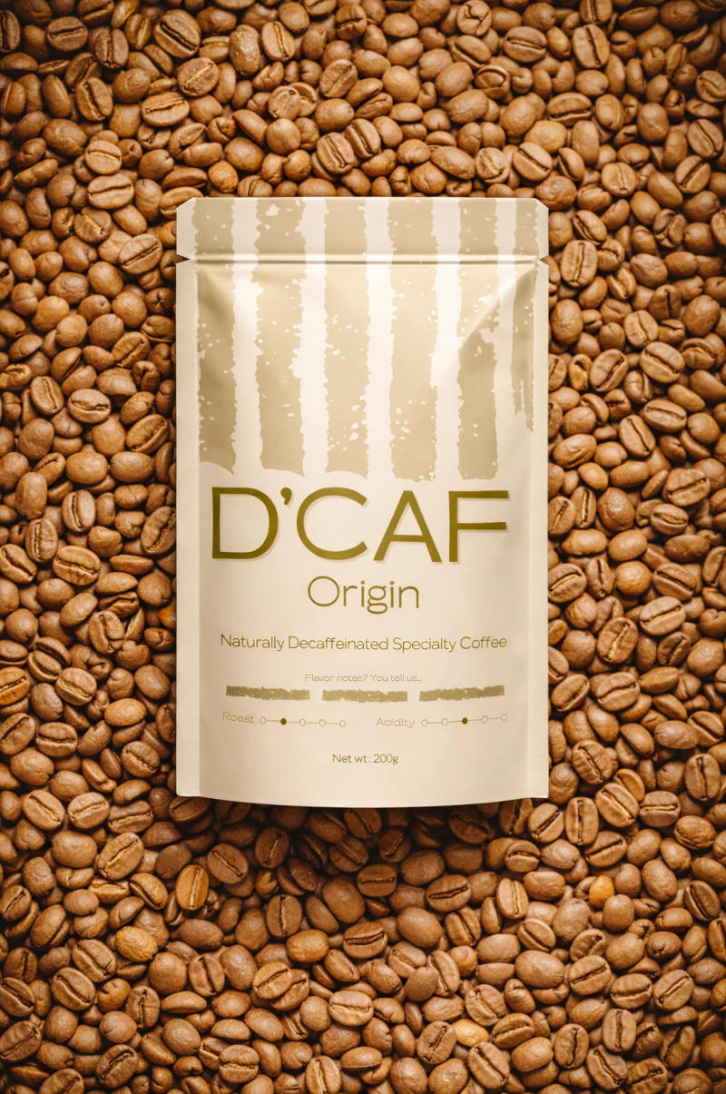 D’caf Origin — Light-to-medium roast — designed to be drunk black roast Arabica coffee from Chikmagalur
