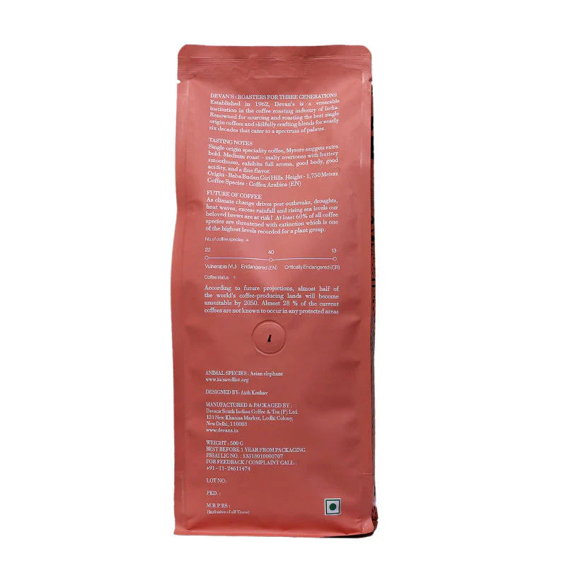 Arabica Plantation -AAA - Mysore Nuggets Extra Bold — medium roasted roast Arabica coffee from Baba Budangiri