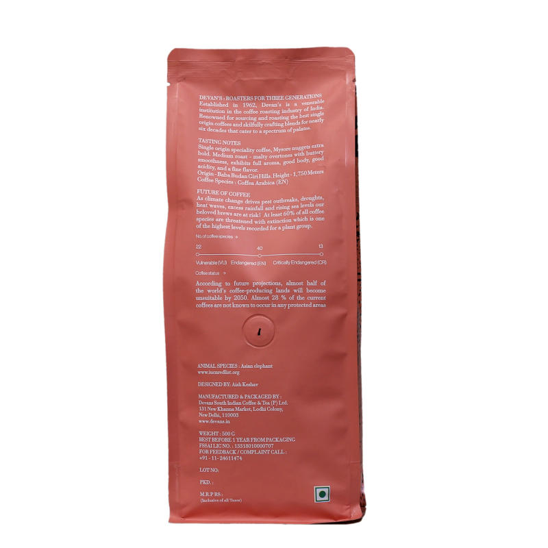 Arabica Plantation -AAA Coffee (Dark Roast) — Dark Roast roast Arabica coffee from Bababudangiri Hills