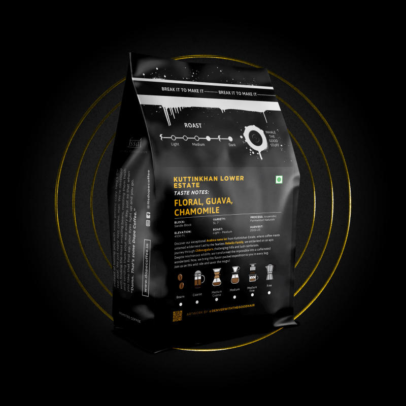 Kuttinkhan Estate — Light-Medium roast Arabica coffee from Chikmagalur