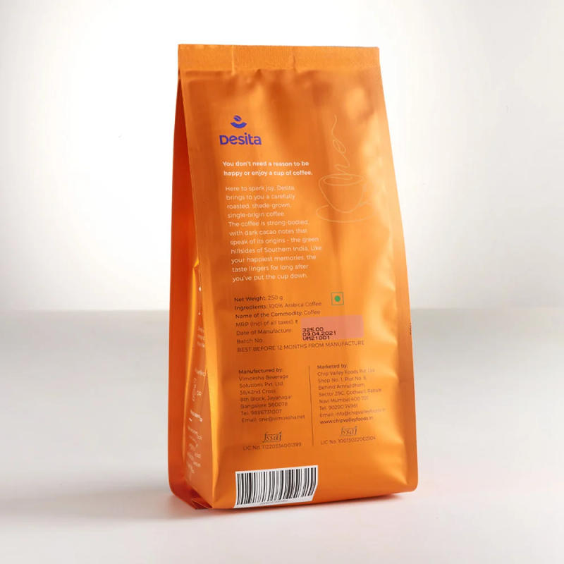 Desita 100% Arabica Beans, for Drip Machine — crafted at our in-house roastery roast Arabica coffee