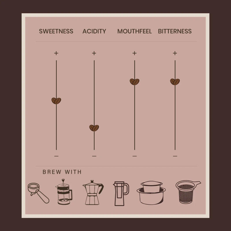 Bean There — dark roast Blend coffee from Chikkamagaluru