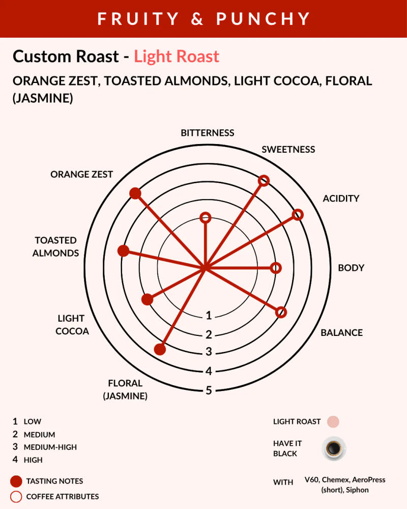 Ground Coffee - Custom Roast Arabica 'AAA' + Cherry 'AAA' — medium_dark roast 80% Arabica, 20% Robusta coffee from Coorg & Chikmangalur