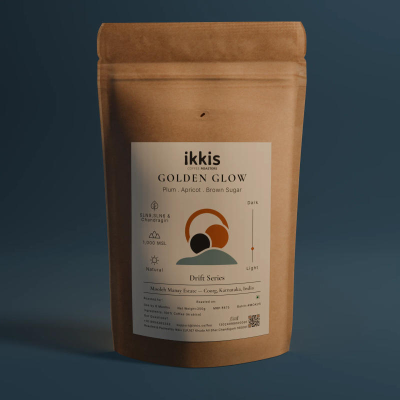 Golden Glow — Light roast Arabica coffee from Coorg