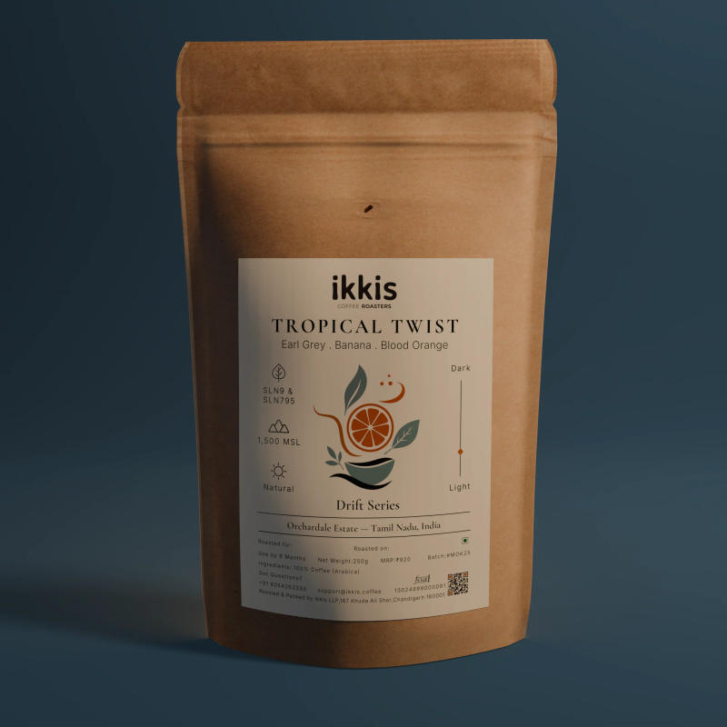Tropical Twist — Light roast Arabica coffee from Shevaroy Hills