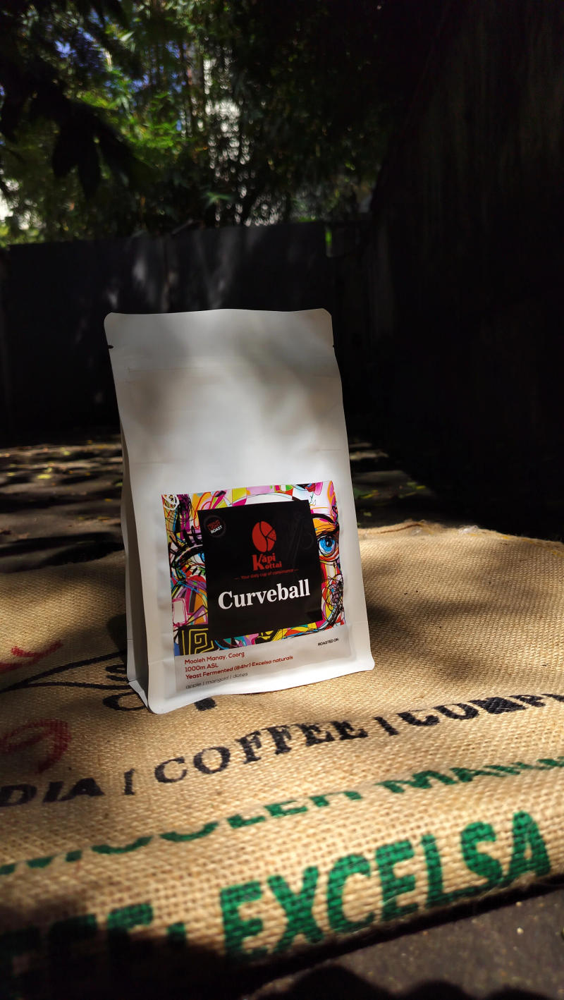 Curveball — light roast Excelsa coffee