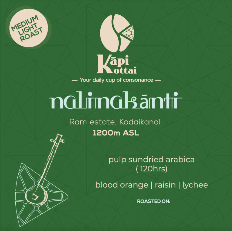 Nalinakānti — light roast Arabica coffee from Kamanur Near Thandigudi