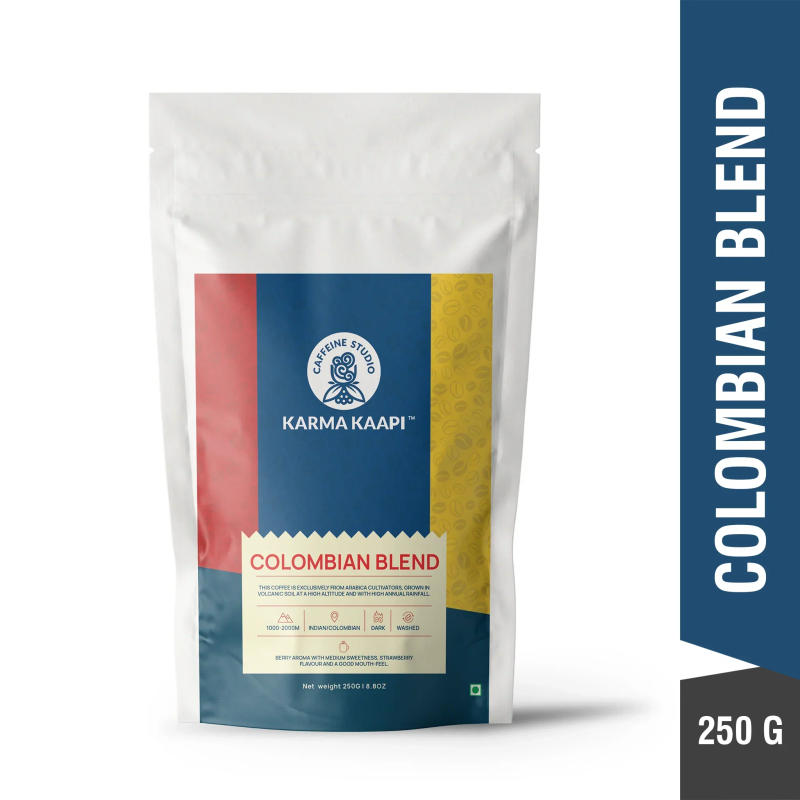 Columbian Blend — Dark roast roast Arabica coffee from Colombia / India