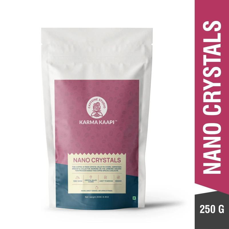 Nano Crystal — Light to Medium roast Arabica coffee from Coorg