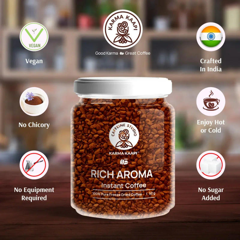 Rich Aroma - Freeze Dried — dark roast Arabica coffee