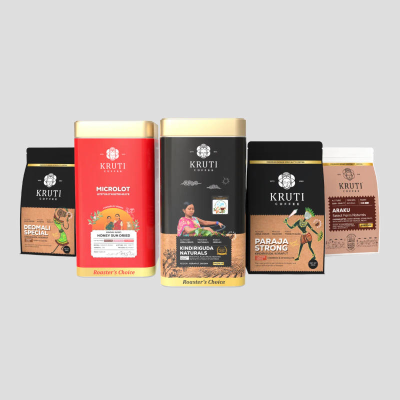 Paraja Strong — MEDIUM DARK roast Arabica coffee from Kindiriguda, Koraput