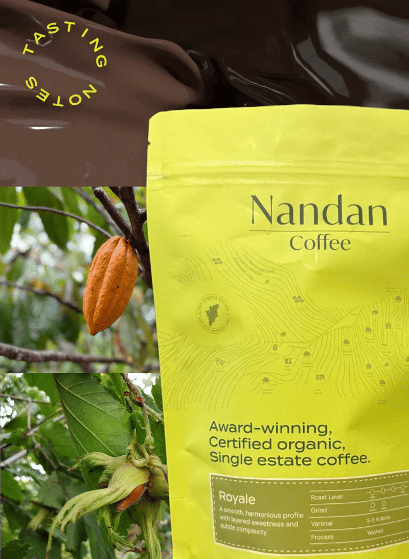 Royale Dark Roast — dark roast Arabica coffee from Kodaikanal