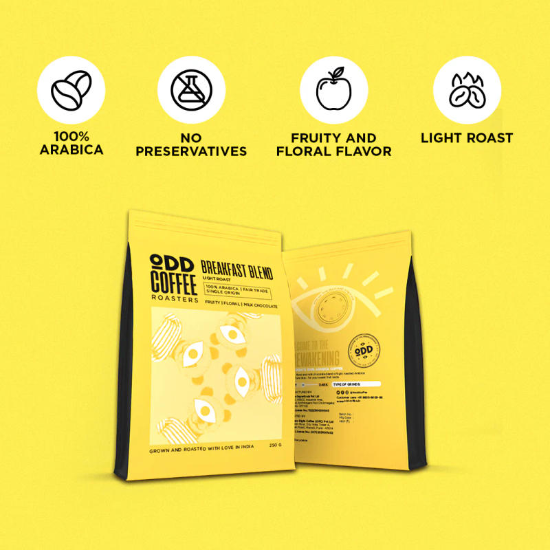 Breakfast Blend Light Roast Beans — Light Roast roast Arabica coffee