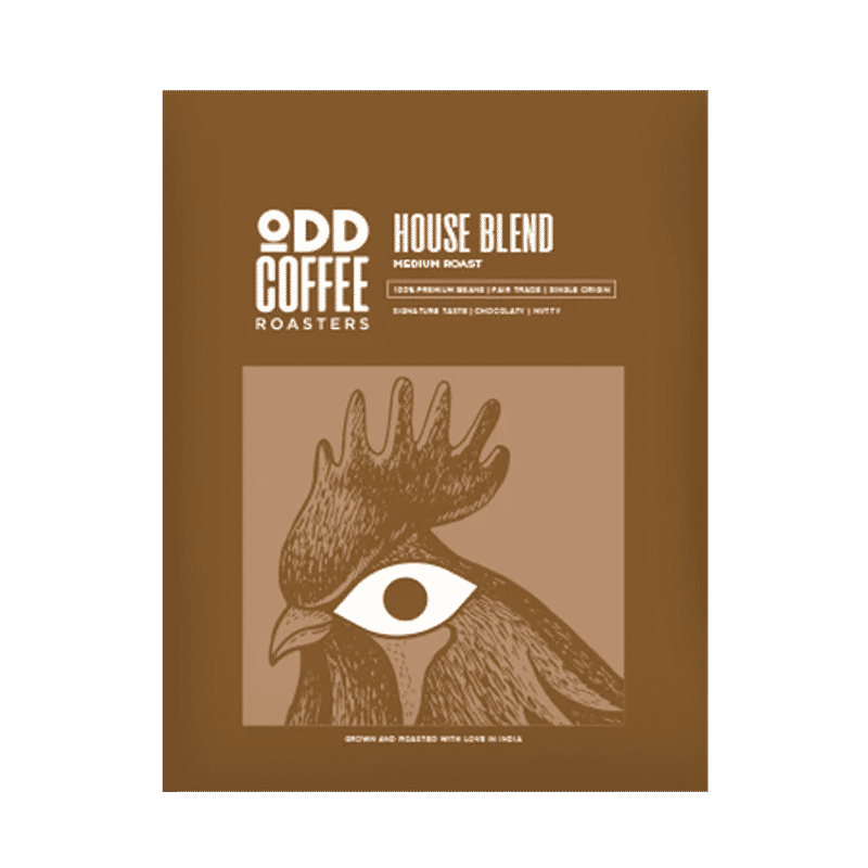 House Blend 60:40 Medium Roast Beans — Medium Roast roast 60% Arabica, 40% Robusta coffee