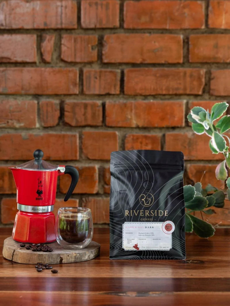 Dapper Dog Dark — dark roast coffee from Coorg