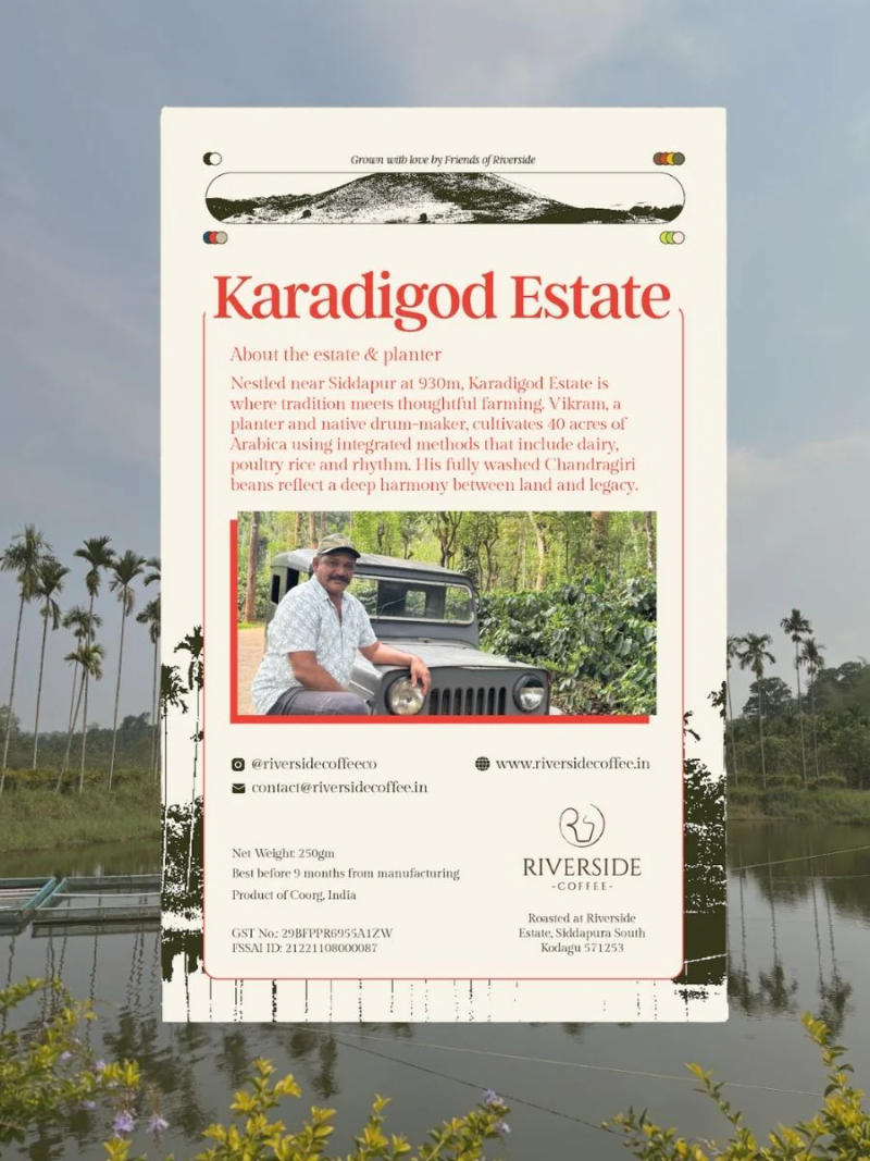 Karadigod Estate, Siddapur — Arabica coffee from Coorg