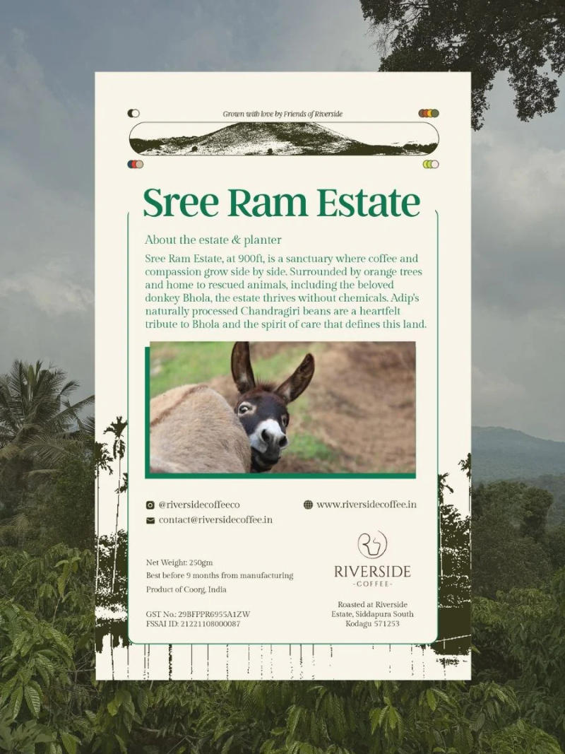 Sree Ram Estate, Thora — medium roast roast coffee from Thora