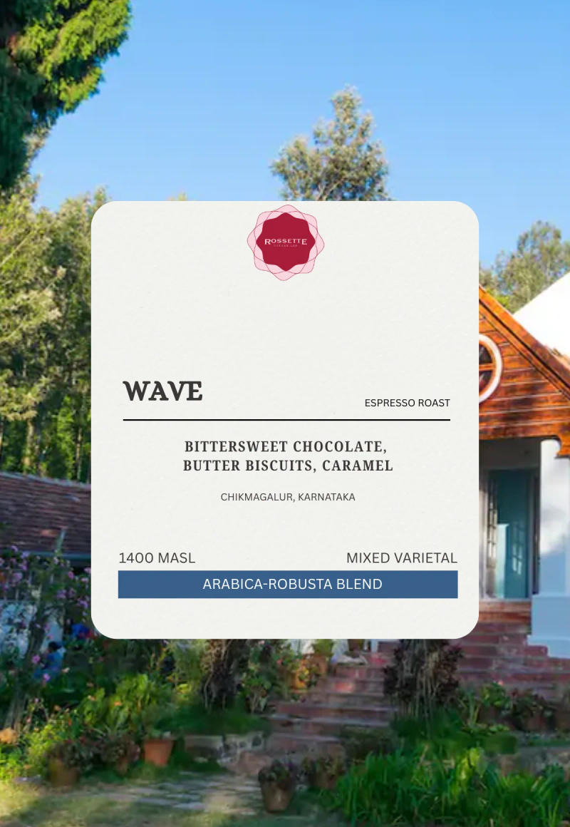 Wave — medium-dark roast roast Blend coffee from Chikmagalur