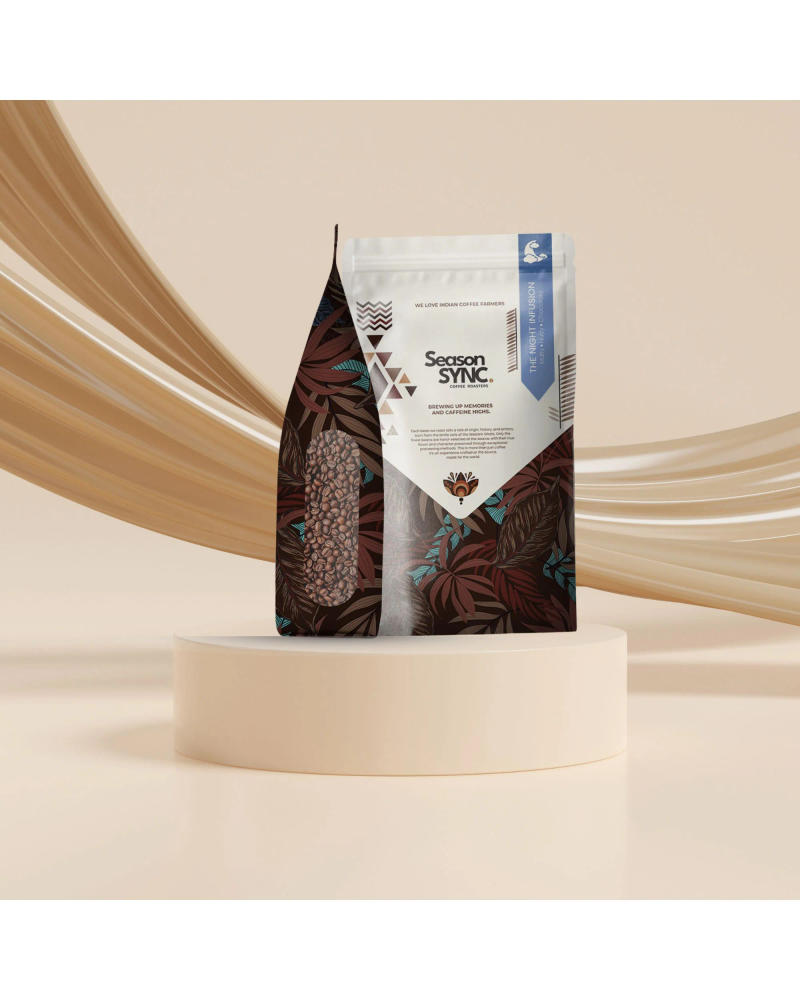 The Night Infusion — MEDIUM DARK ROAST roast 50% Arabica, 50% Robusta coffee