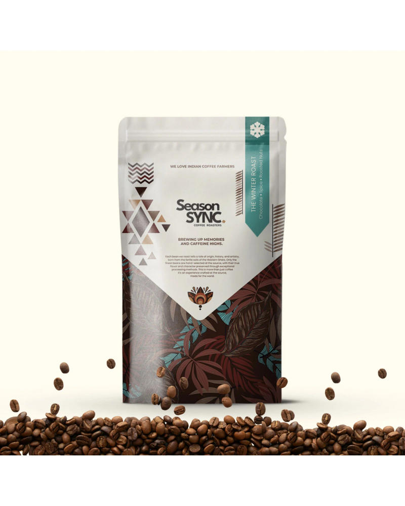 The Winter Roast — MEDIUM DARK ROAST roast 60% Arabica, 40% Robusta coffee