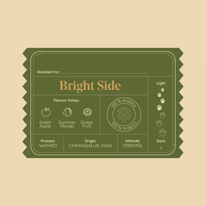 Bright Side — Medium roast Arabica coffee from Karnataka