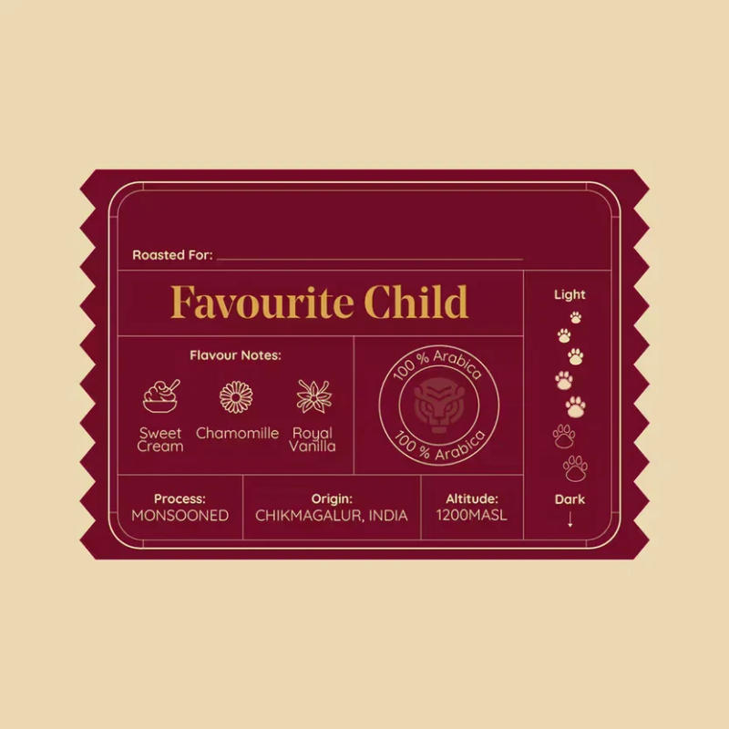 Favourite Child — Medium dark roast Arabica coffee from Karnataka