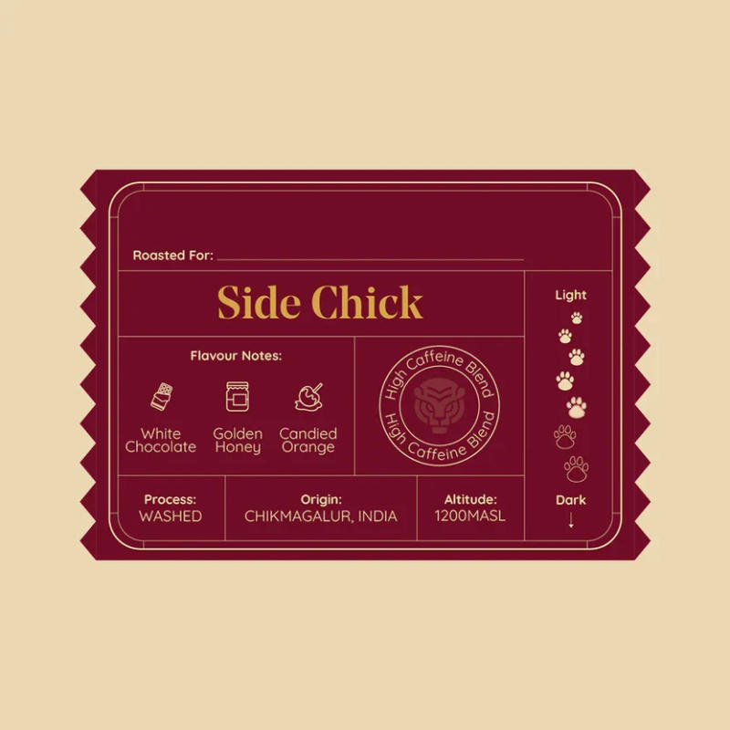 Side Chick — Dark roast coffee from Karnataka