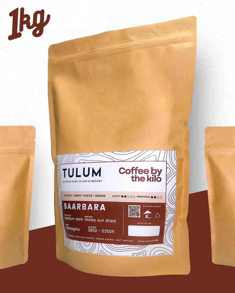 Baarbara HSD - Hazelnutty — Medium-Dark roast Arabica coffee from Baarbara, Chikmagalur, Karnataka
