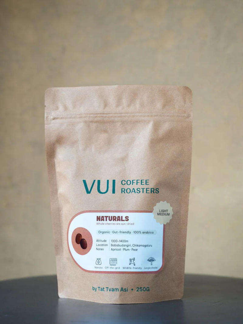 Naturals (Light-Medium) — Light-Medium roast Arabica coffee from Bababudangiri Range In Chikkamagaluru, Karnataka